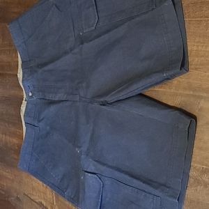 St. John's Bay Navy Cargo Shorts - Size 38